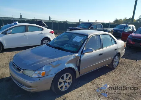 1998 Toyota Corolla Le из США, поврежденный, VIN 2T1BR18E4WC001946